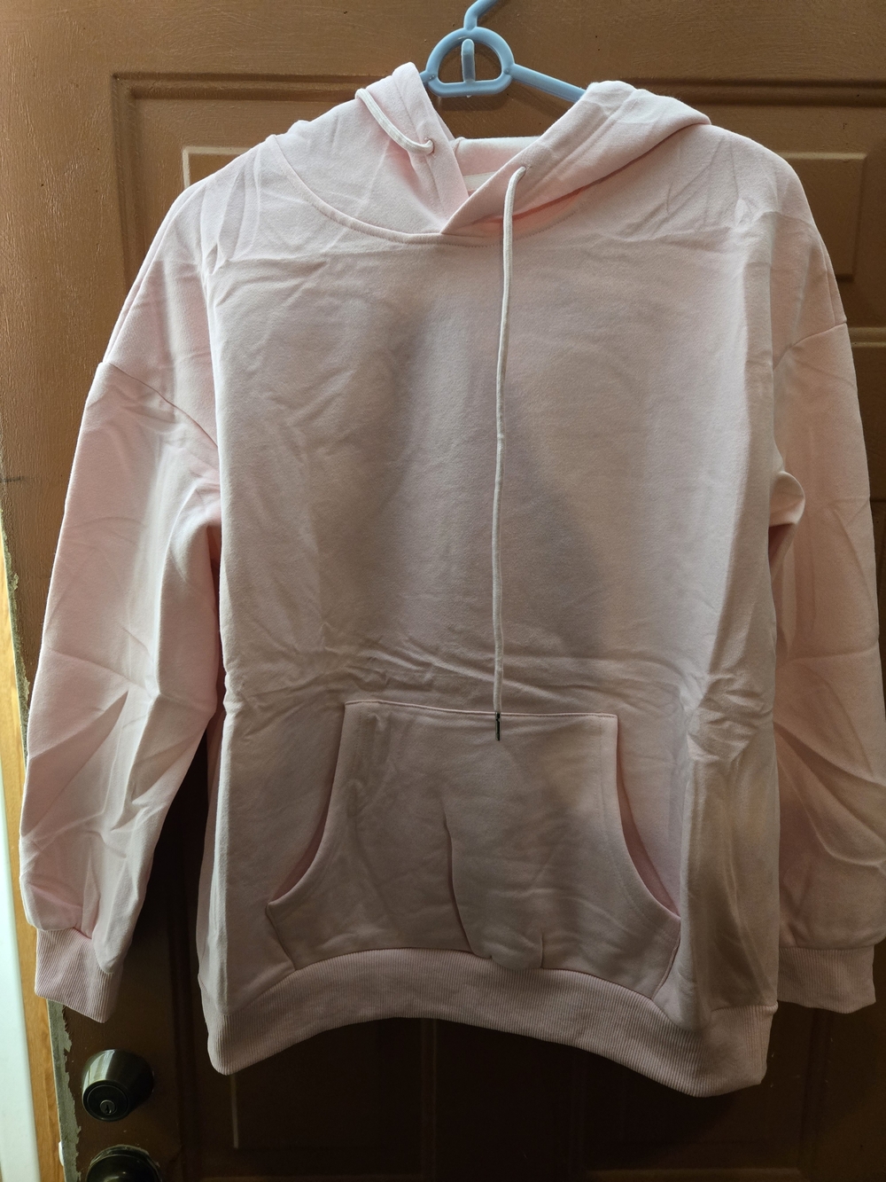 Light Pink Pullover Hoodie